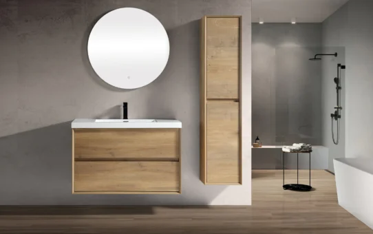 Remodel Your House With Modern Vanity and Single Hole Faucets