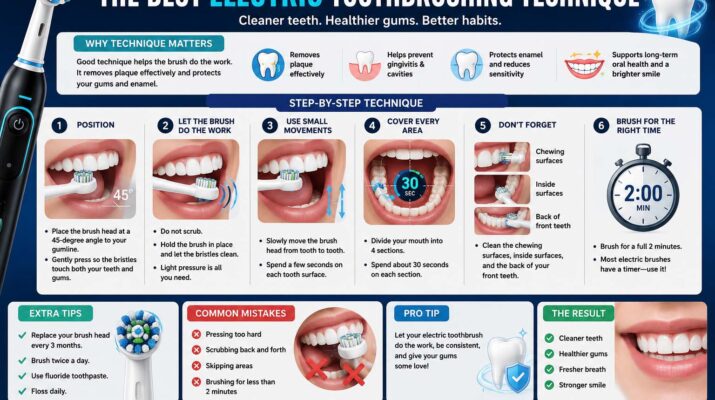 best electric toothbrushing technique