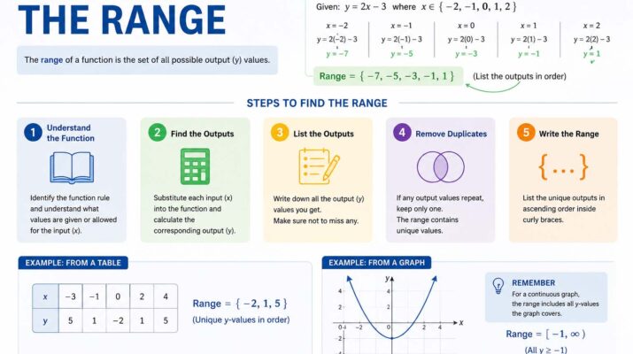 how to find the range