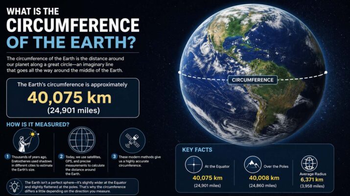what is the circumference of the earth