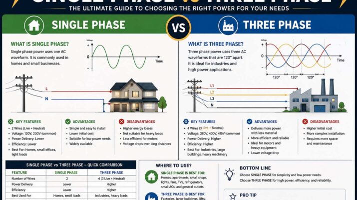 single phase vs three phase