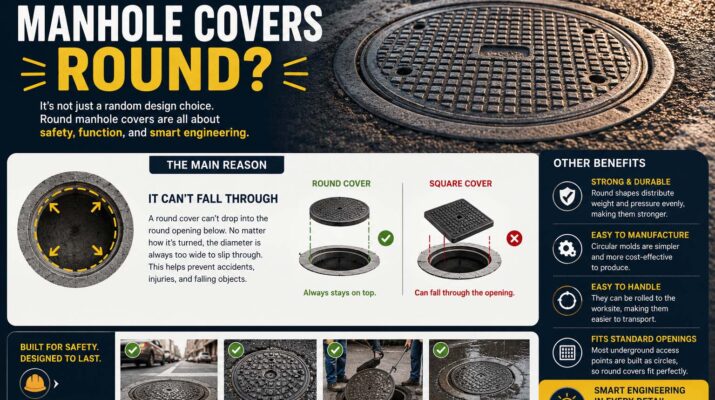 why are manhole covers round
