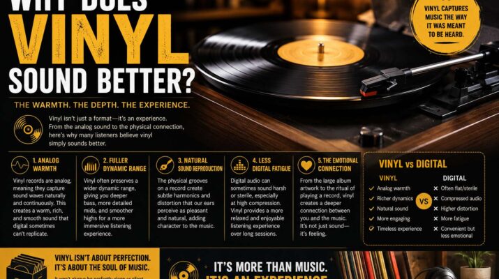 why does vinyl sound better