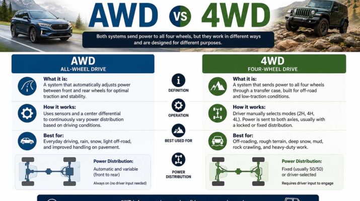 what's the difference between awd and 4wd
