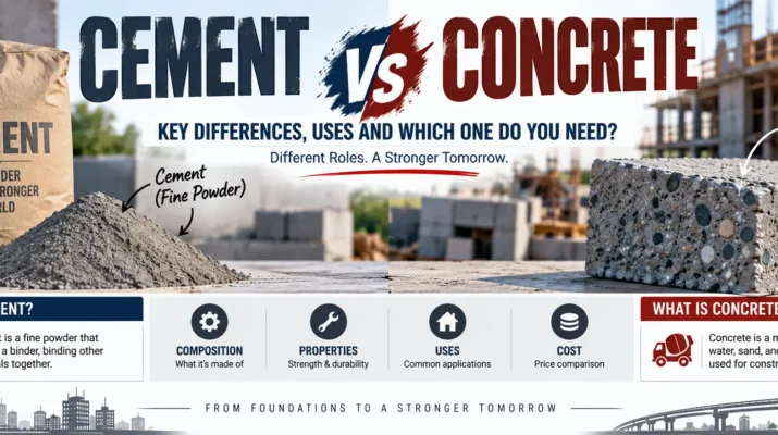 cement vs concrete