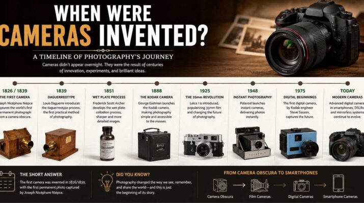 when were cameras invented
